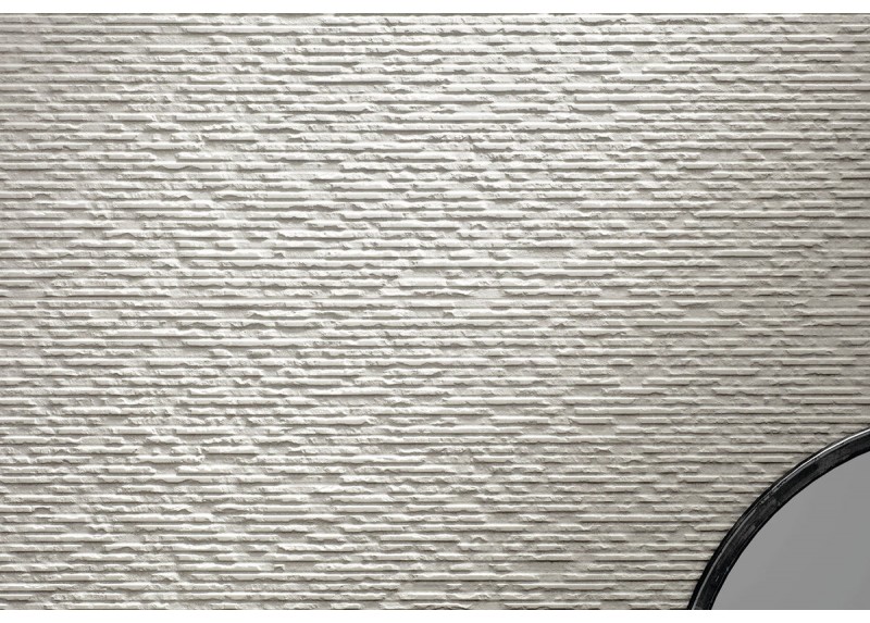 GRUNGE WHITE STRIPES 32X90 RECTIFICADO