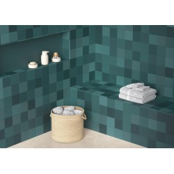 Azulejo efecto Monocolor Rubik de Harmony para Baño,cocina,residencial,comercio