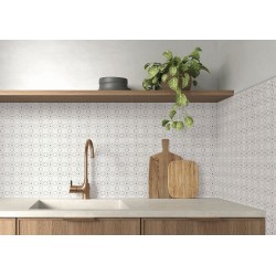 Azulejo efecto Hidráulico Dakar de Harmony para Baño,Cocina,Residencial, Decoración,Comercio