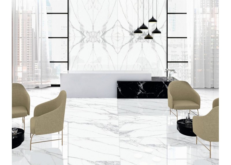 CALACATTA 4D EXTRA WHITE POLISHED PREMIUM 100X275 RECTIFICADO