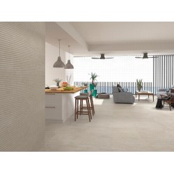 Azulejo efecto Cemento Newport de Porcelanosa para Exterior