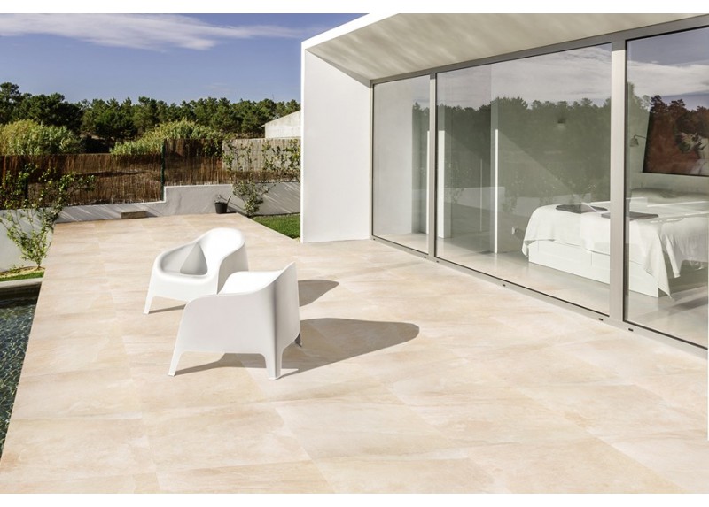 TERRANOVA CREMA ANTIDESLIZANTE MATE 75X75 RECTIFICADO