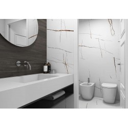 Azulejo efecto Mármol Sahara white de ITT para Baño,cocina,residencial,comercio