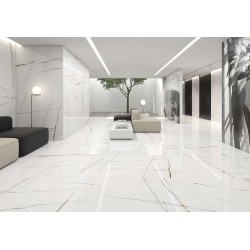 Azulejo efecto Mármol Sahara white de ITT para Baño,cocina,residencial,comercio