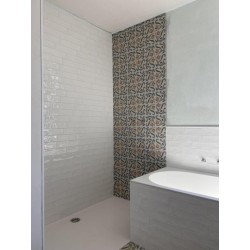 Azulejo efecto Hidráulico Bel Histoire de Revoir Paris para Baño,cocina,residencial,decoración,comercio,exterior