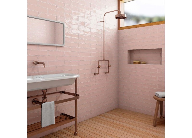 ASTON PINK BRILLO 7,5X30 IRREGULAR