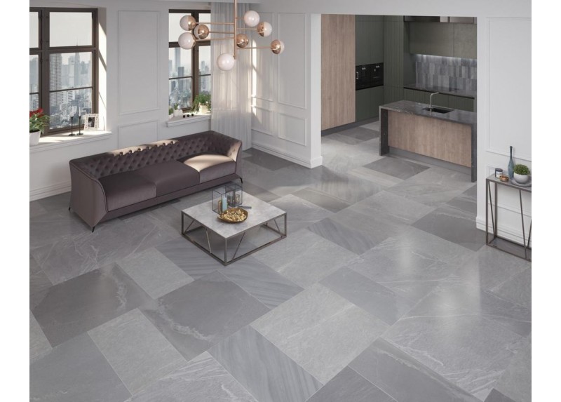 PIETRASANTA LIGHT GREY MATE PULIDO 90X90 RECTIFICADO