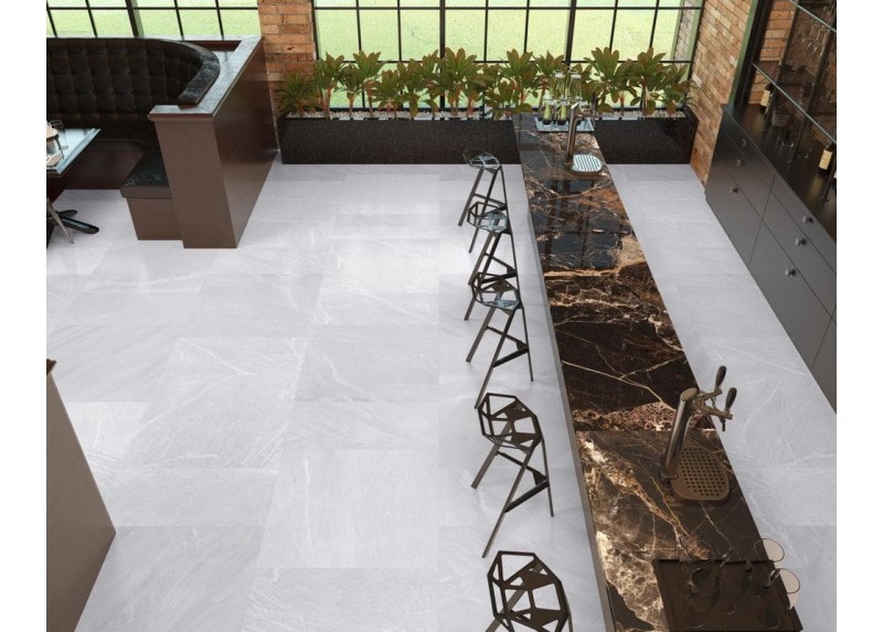 PIETRASANTA LIGHT GREY MATE PULIDO 90X90 RECTIFICADO