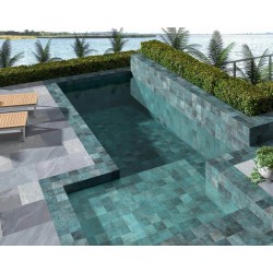 Azulejo efecto Piedra Tahiti de Dune para Exterior,piscina