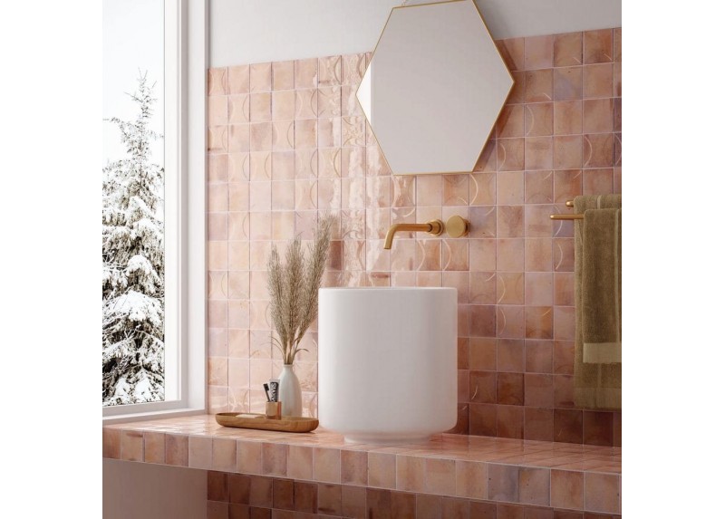 HANOI ARCO PINK BRILLO 10X10