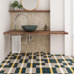 Azulejo efecto Hidráulico Bauhome de Equipe para Baño,cocina,residencial,decoración,comercio