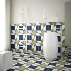 Azulejo efecto Hidráulico Bauhome de Equipe para Baño,cocina,residencial,decoración,comercio