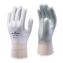 Guantes Showa 370 Gris/Blanco Talla 9