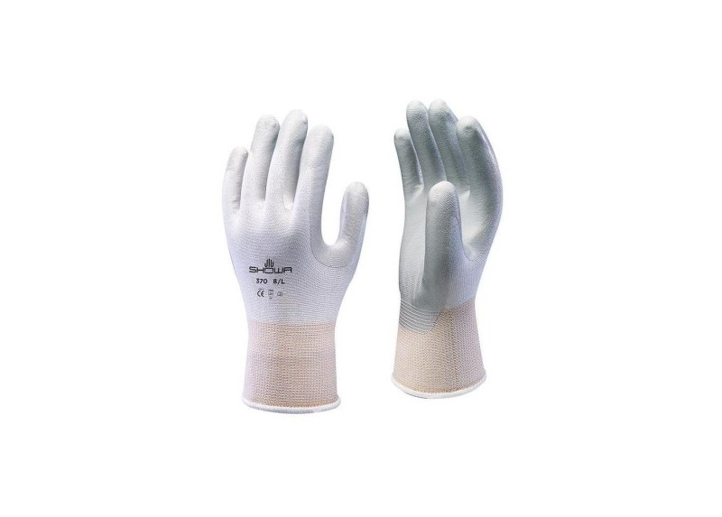 Guantes Showa 370 Gris/Blanco Talla 9