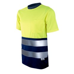 Camiseta Combi Bandas Reflectante Talla L